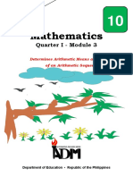 Mathematics: Quarter I - Module 3