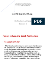 Greek Architecture Lec 6
