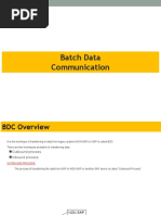 Batch Data Communication