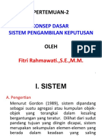 2 Konsep Dasar Sistem Pengambilan Keputusan