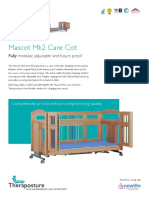 Mascot Mk2 Care Cot: Fully Modular, Adjustable and Future Proof