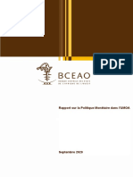BCEAO - RAPPORT SUR LA POLITIQUE MONETAIRE DANS L'UMOA_SEPTEMBRE 2020.pdf