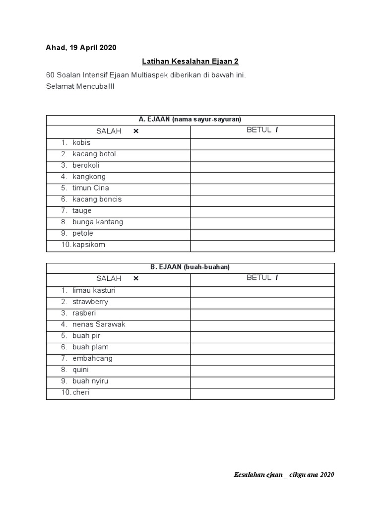 Kesalahan Ejaan 2 Pdf