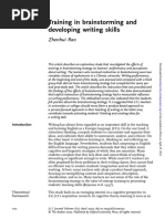 ELT Journal Volume 61 Issue 2 2007 (Doi 10.1093 - Elt - ccm002) Rao, Z. - Training in Brainstorming and Developing Writing Skills