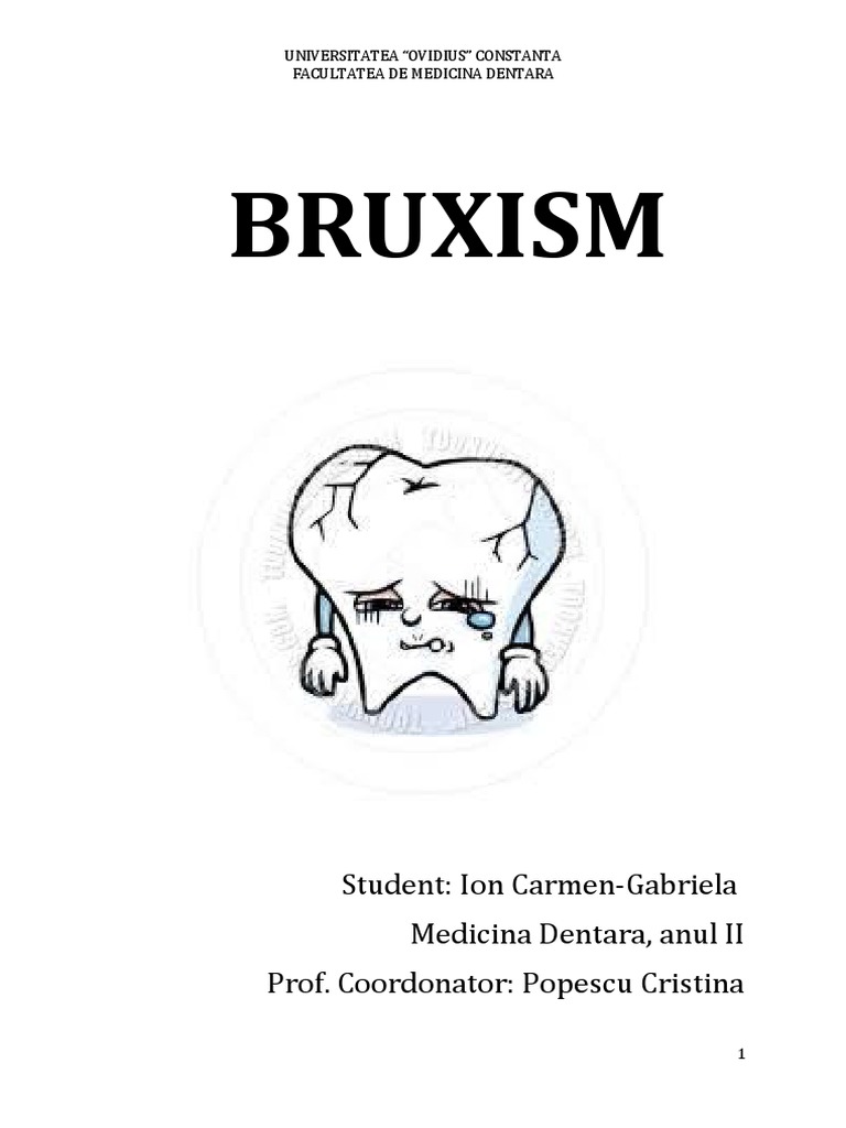 Bruxism Treatment Options Pdf Dentistry Mouth