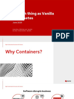 No such thing as Vanilla Kubernetes - How OpenShift is differentiated