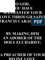 Prayer in Honor of St. Francis Caracciolo