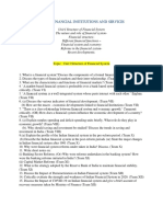MB 764 FINANCIAL INSTITUTIONS AND SERVICES Assignmnet Questions PDF