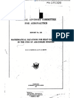 Mathematical Equations For Heat Conduction in The Fins of Air-Cooled Engines