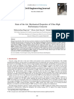 Civil Engineering Journal: State of The Art: Mechanical Properties of Ultra-High Performance Concrete