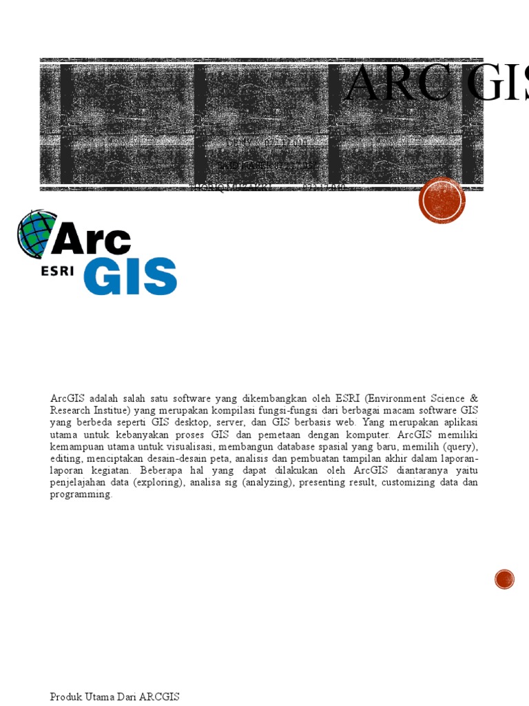 Fungsi dan Kegunaan ArcGIS dalam GIS | PDF