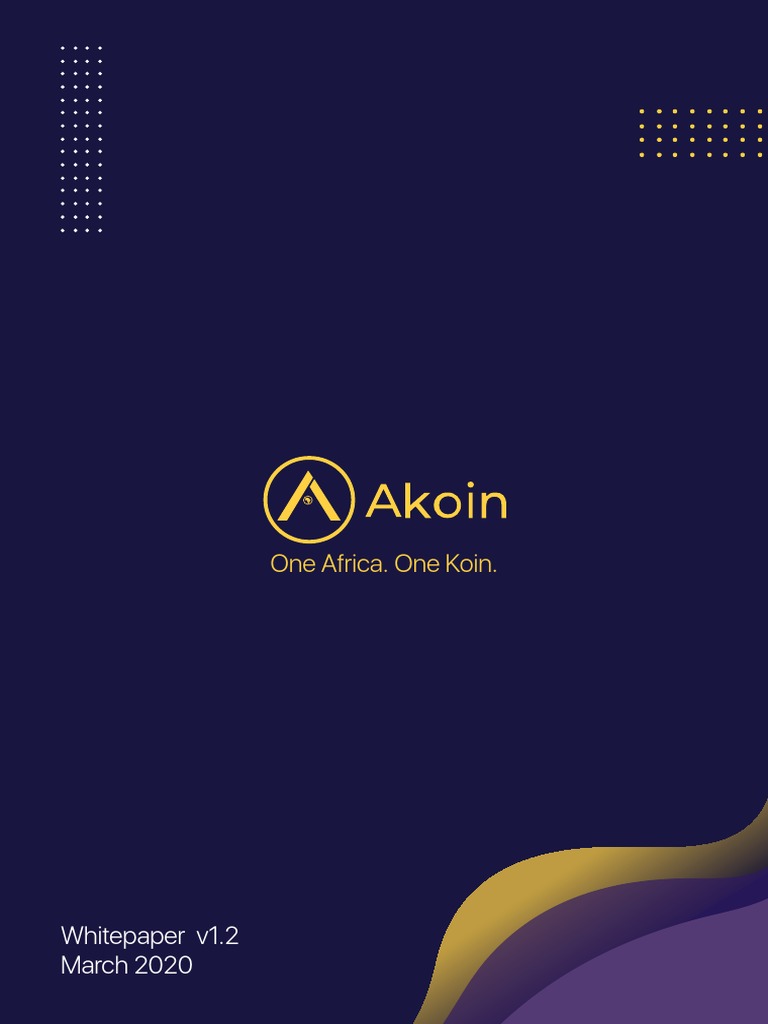 Akoin: Empowering African Entrepreneurs | PDF | Cryptocurrency |  Entrepreneurship