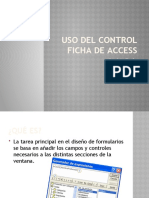 Uso Del Control Ficha de Access