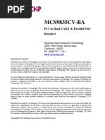 MCS9835CV-BA: PCI To Dual UART & Parallel Port