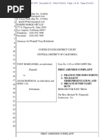 Tony Bobulinski Vs Adam Roseman Et Al Amended Complaint