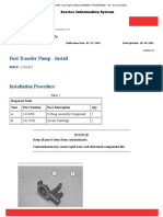 Fuel Transfer Pump - Install