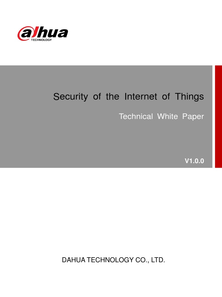 IoT Security Technology White Paper - V1 - 0 - 0 20180104 | PDF | Port ...