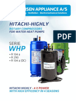 Hitachi Rotary Compressors For Water Heat Pumps WHP
