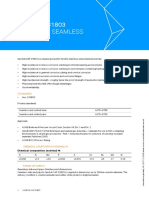 Sandvik Saf 31803 Tube and Pipe, Seamless: Datasheet