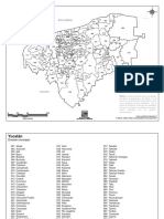 Mapa de Yucatan