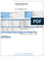 Dr. Reddy's Laboratories Limited: June, 2016 Payslip For The Month