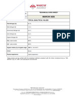 Marchi Size: Technical Data Sheet