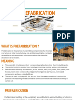 Prefabrication in Buildings