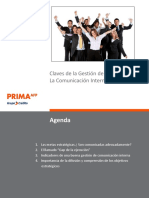 Claves de La Gestion de La Comunicacion Interna