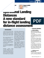 Operational Landing Distances A New Standard For In-Flight Landing Distance Assessment