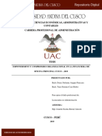 Empowerment y Compromiso Organizacional UAC