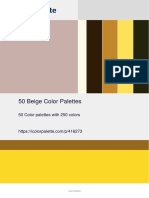 50 Beige Color Palettes 1 - 416273