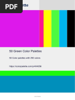 50 Green Color Palettes 1 - 404358