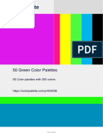 50 Green Color Palettes 1 - 404358