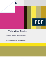 117 Yellow Color Palettes 1 - 404366
