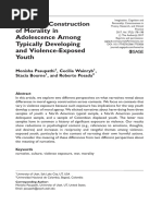 Narrative Construction of Morality in Adolescence Among Typically Developing and Violence-Exposed Youth