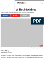 A Brief History of Slot Machines