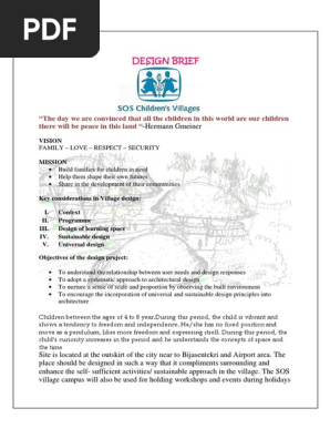 DESIGN BRIEF