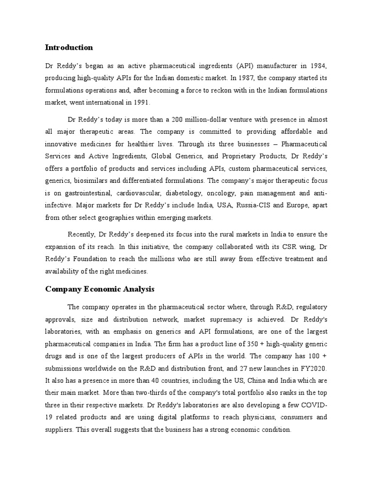 Dr Reddy's Laboratories Technical Analysis | PDF | Market Trend ...