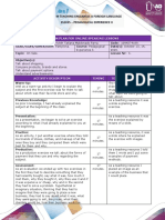 Lesson Plan Format 5 Pedagogical Experience Ii