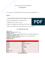 Material de Base para La Clase de La SEMANA 3 - Conversación Sobre El Cine