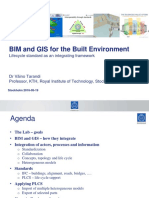 BIM and GIS For The Built Environment: Lifecycle Standard As An Integrating Framework
