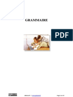 Cours de Grammaire