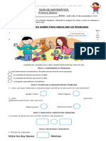 Guía Matemática RESOLUCIÓN DE PROBLEMAS