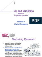 Finance and Marketing: Session 4
