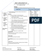 Weekly Home Learning Plans for Business Mathematics