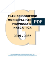 Plan de Gobierno Del Alcalde