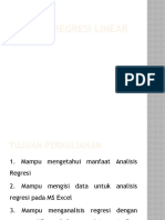 Analisis Regresi Linear