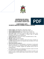 Cuestionario 16PF5 - Curso