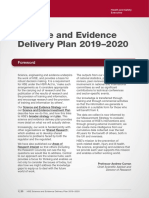 HSE Science and Evidence Delivery Plan 2019-2020 Focuses on Regulatory Frameworks