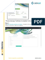 Proceso Descarga - Certificate of Completion Autodesk PDF